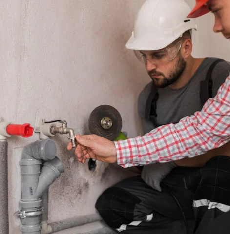 Plumber replacing damaged pipe and valve connection – Plumber Pro Dallas