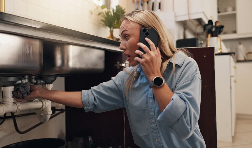 Frustrated Home owner calling Plumbing Team – Plumber Pro Dallas