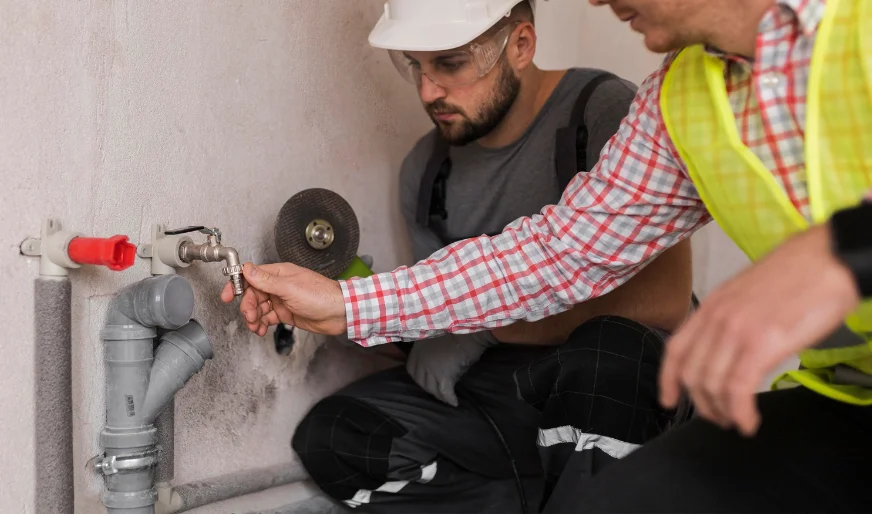 Plumber performing leak detection and pipe inspection – Plumber Pro Dallas