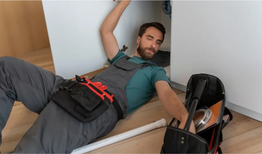 Plumber performing residential sewer pipe installation – Plumber Pro Dallas